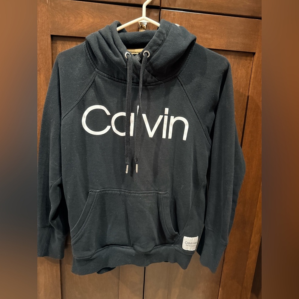 Calvin Klein Charcoal Hoodie size Med